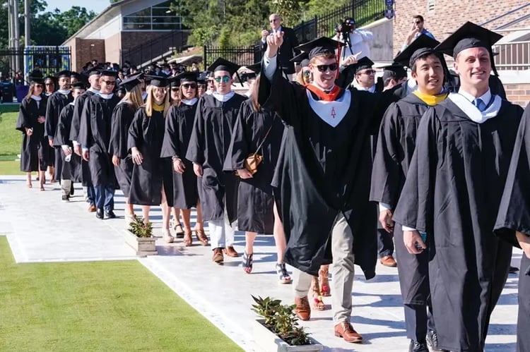 Commencement flooring at Duke University