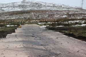 Utility roadway for T&D