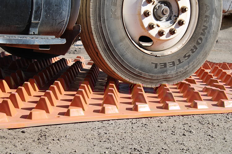 DiamondTrack trackout mats for trucks