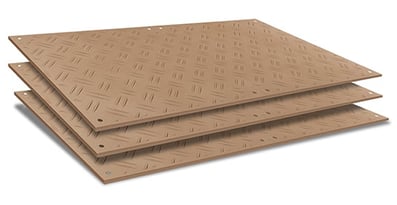 DuraDeck composite mat for construction