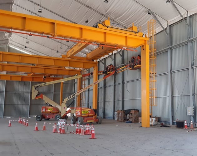 Heavy-duty hangar flooring