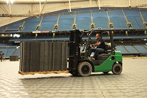OmniDeck installation at Tropicana Field