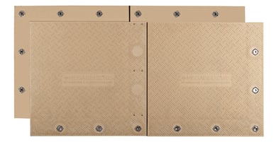 MegaDeck HD composite mat for construction