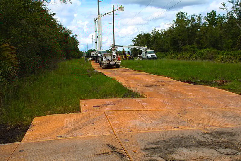 MegaDeck HD+ temporary roadway for utilities