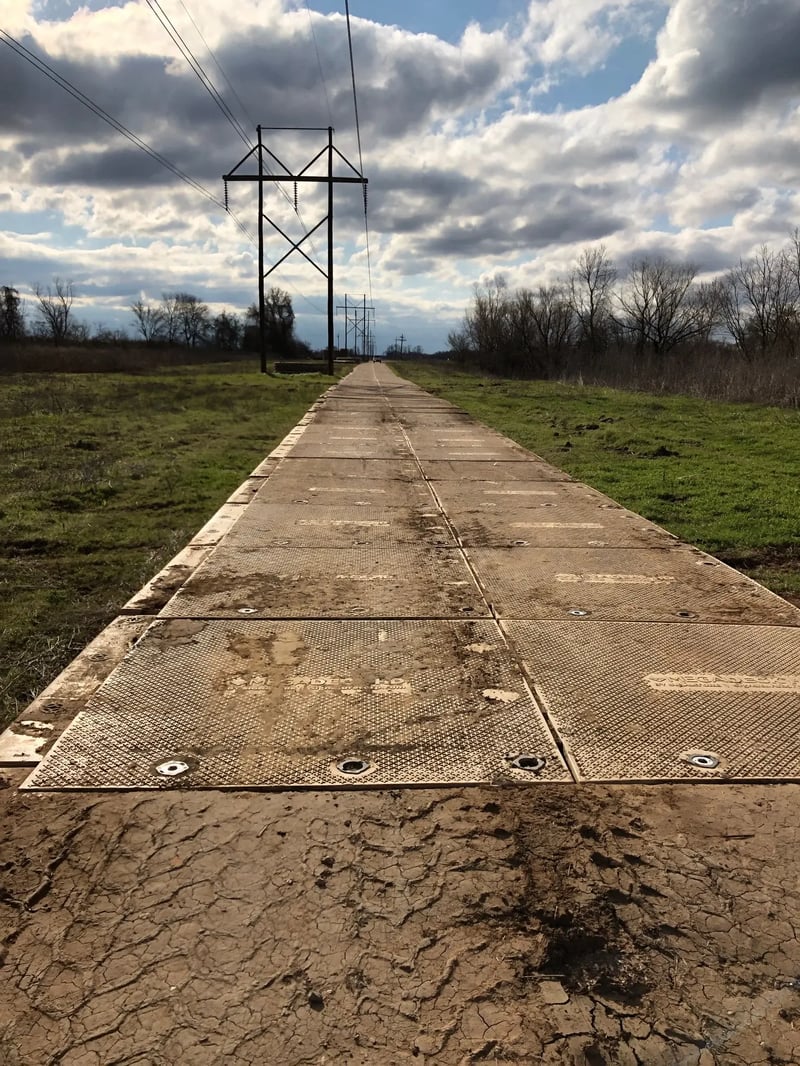 MegaDeck access mats for utilities