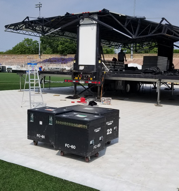 OmniDeck HD portable event flooring