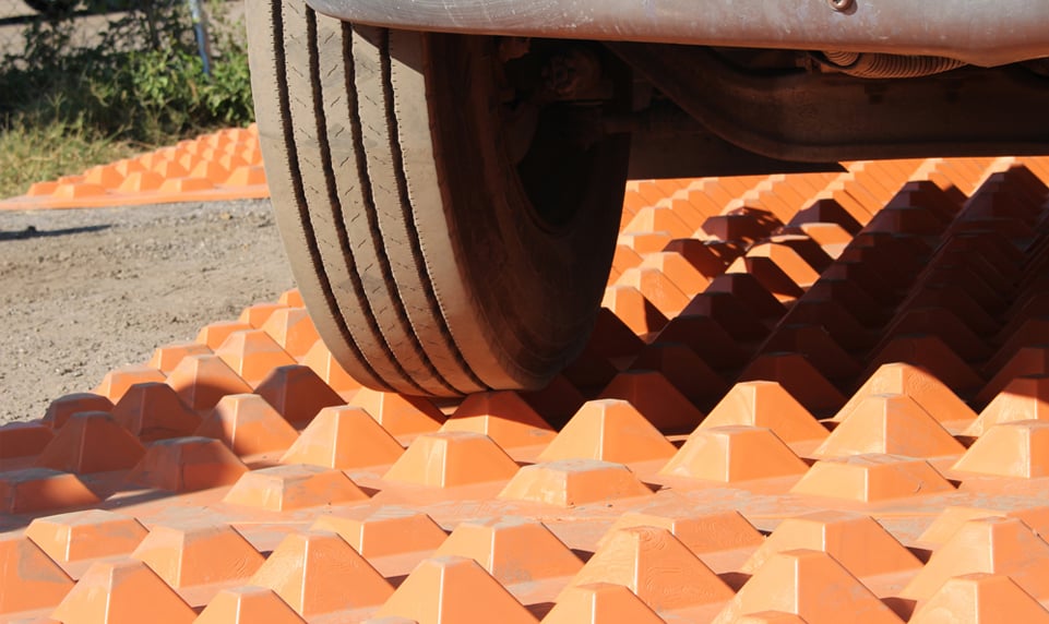 DiamondTrack trackout control mats design