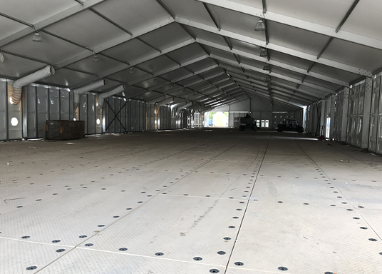 Temporary structure flooring