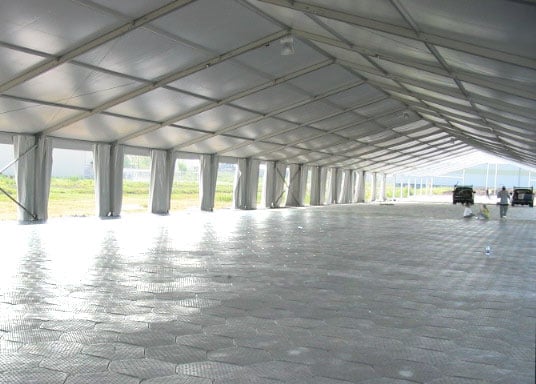 Wedding flooring for tents