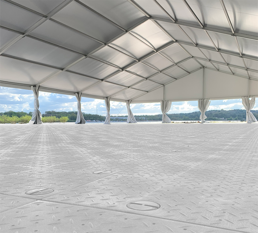 Matrax outdoor event flooring