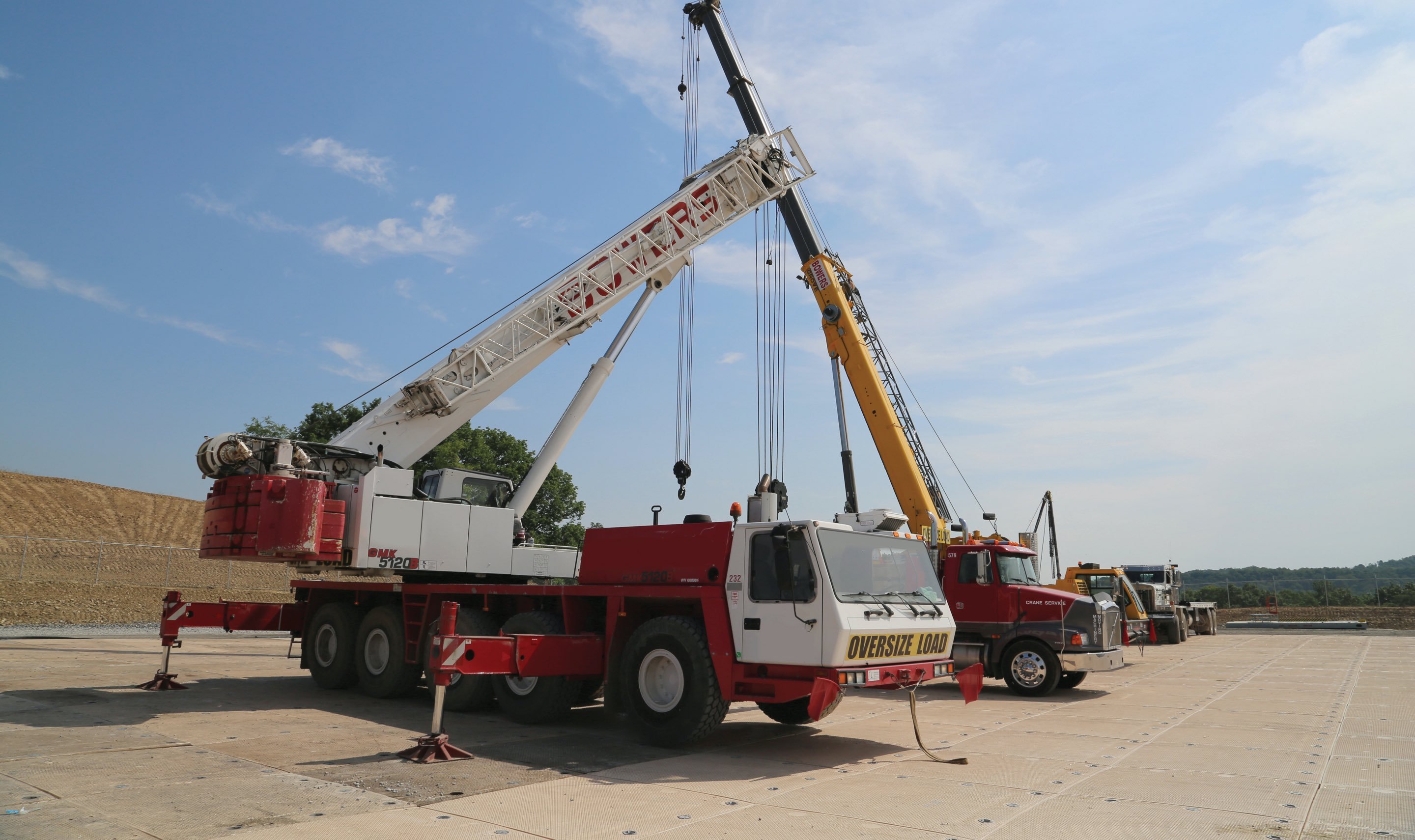 MegaDeck HD+ composite crane mats