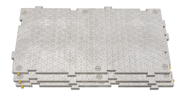 OmniDeck LD outdoor flooring composite mat