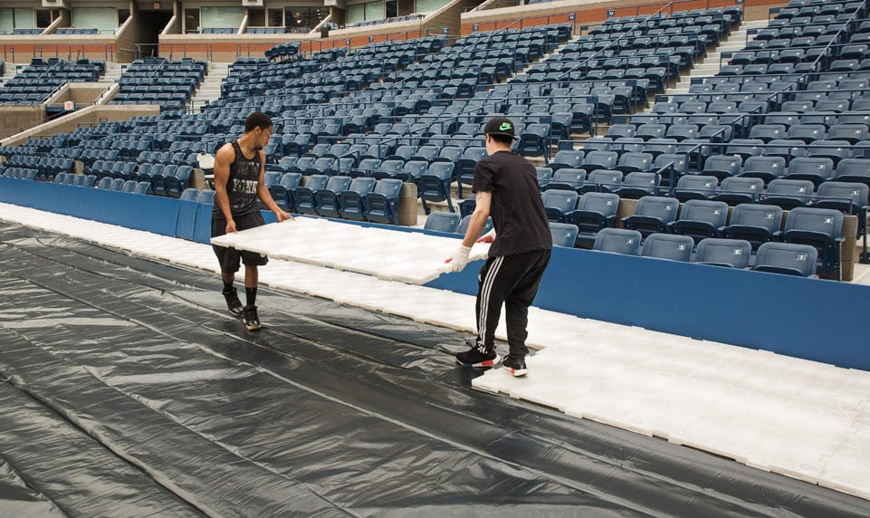 OmniDeck light-duty turf protection panels