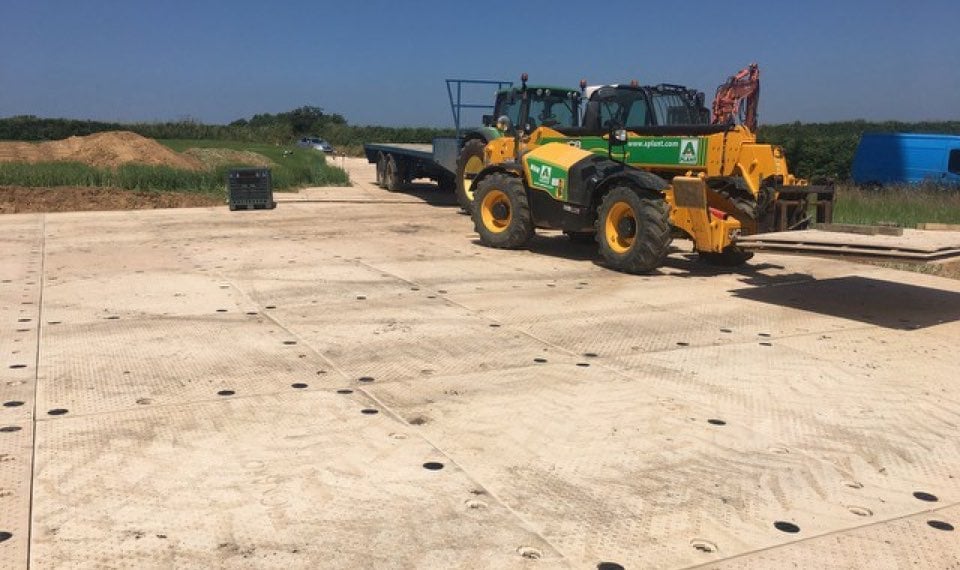 SignaRoad HDPE composite mats for construction