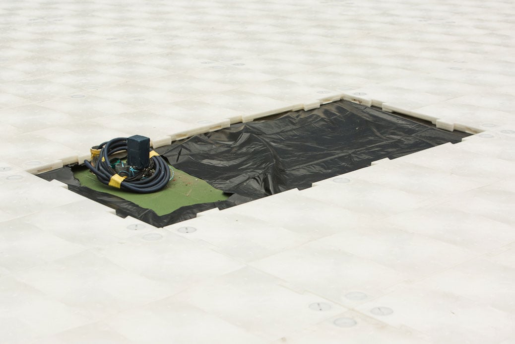 Innovative turf protection mats