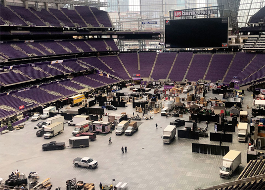 Temporary event flooring