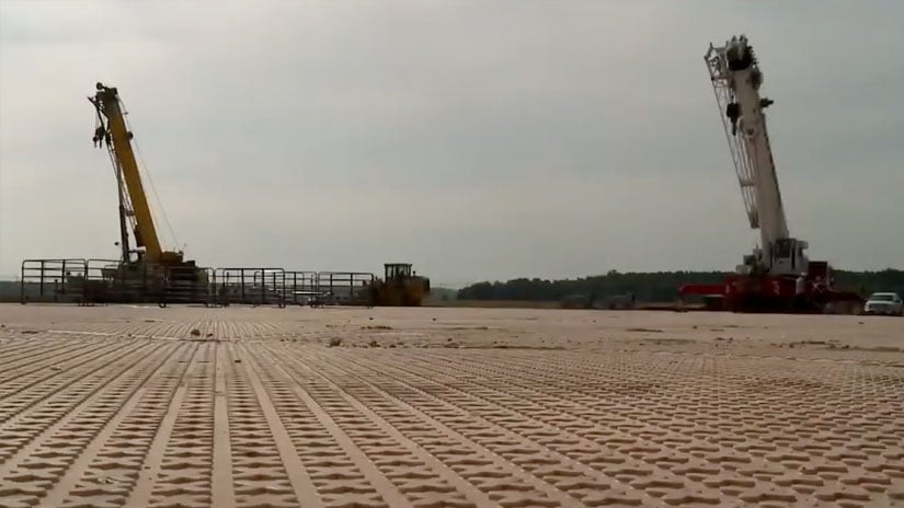 MegaDeck HD rig mats for oil & gas